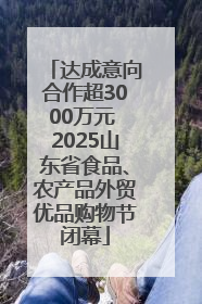 达成意向合作超3000万元 2025山东省食品、农产品外贸优品购物节闭幕