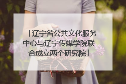 辽宁省公共文化服务中心与辽宁传媒学院联合成立两个研究院