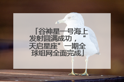 谷神星一号海上发射圆满成功，“天启星座”一期全球组网全面完成