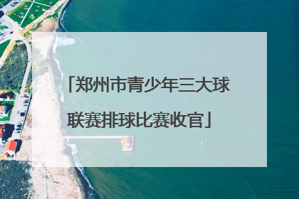 郑州市青少年三大球联赛排球比赛收官