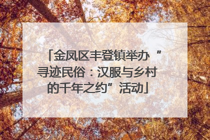 金凤区丰登镇举办“寻迹民俗：汉服与乡村的千年之约”活动