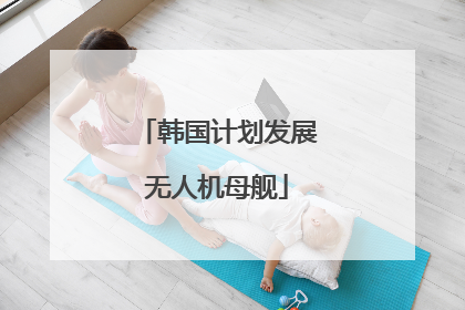 韩国计划发展无人机母舰
