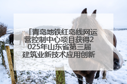 青岛地铁红岛线网运营控制中心项目获得2025年山东省第三届建筑业新技术应用创新竞赛一等奖