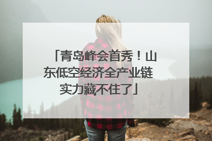 青岛峰会首秀！山东低空经济全产业链实力藏不住了