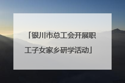 银川市总工会开展职工子女家乡研学活动