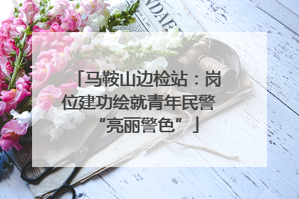 马鞍山边检站：岗位建功绘就青年民警“亮丽警色”