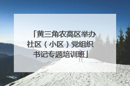 黄三角农高区举办社区（小区）党组织书记专题培训班