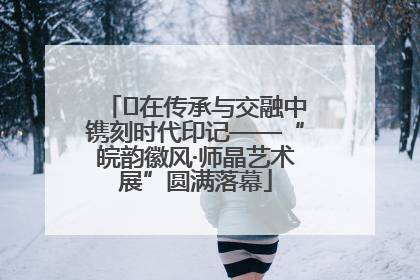 ﻿在传承与交融中镌刻时代印记——“皖韵徽风·师晶艺术展”圆满落幕