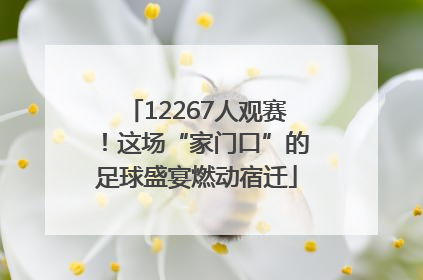 12267人观赛！这场“家门口”的足球盛宴燃动宿迁
