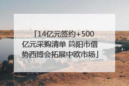 14亿元签约+500亿元采购清单 简阳市借势西博会拓展中欧市场