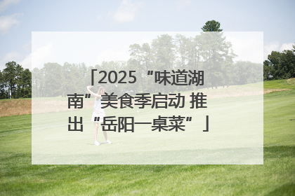 2025“味道湖南”美食季启动 推出“岳阳一桌菜”