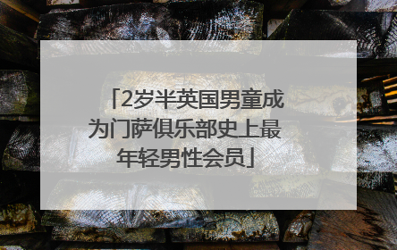 2岁半英国男童成为门萨俱乐部史上最年轻男性会员