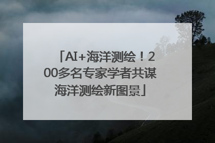 AI+海洋测绘！200多名专家学者共谋海洋测绘新图景