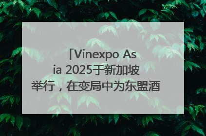 Vinexpo Asia 2025于新加坡举行，在变局中为东盟酒饮贸易指明方向